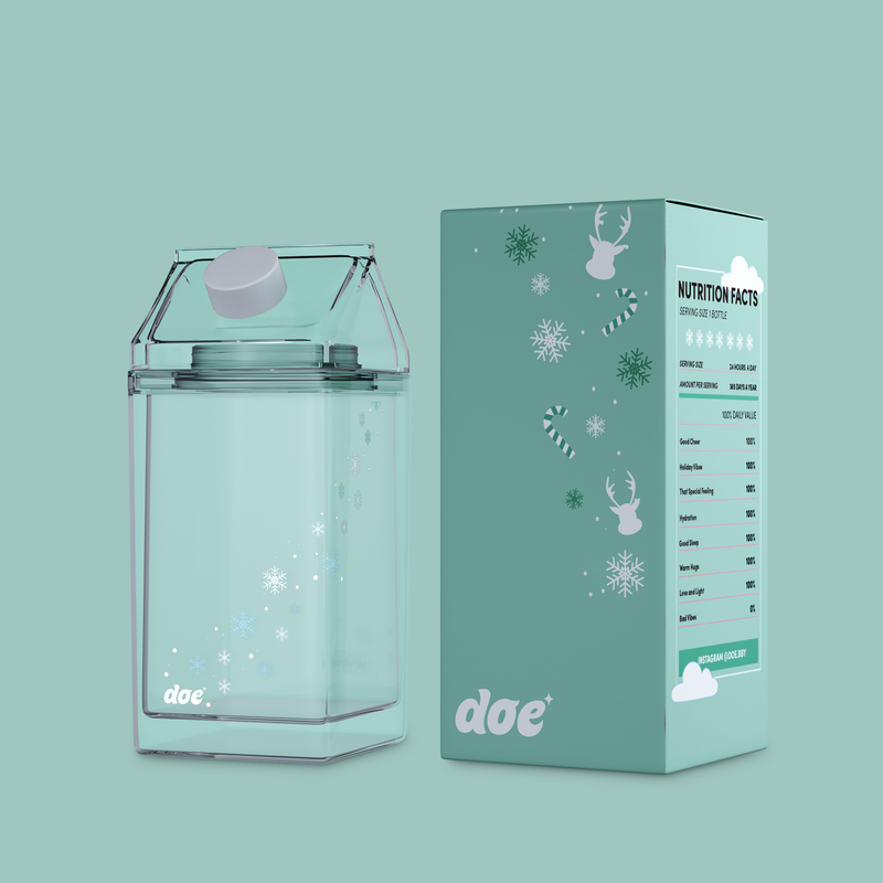 Holiday Milk Carton Bottle – Doe Beauty